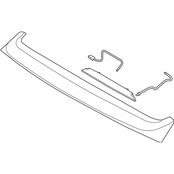 Kia 872101M500 Spoiler Assembly-Rear