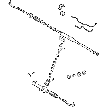 Hyundai 57700-3K000 Gear & Linkage Assembly-Power Steering