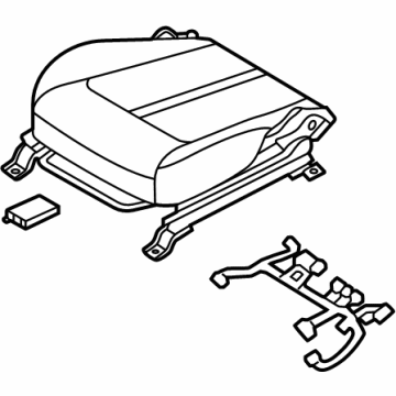 Kia 88200P2010MRL Cushion Assembly-Fr Seat