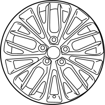 Toyota 42611-06J00 Wheel, Alloy