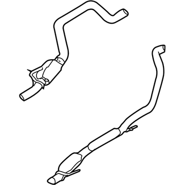 Mopar 55398333AH Exhaust Pipe And Resonator