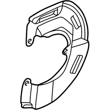 Mopar MN102927 Shield-Brake