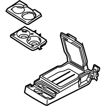 Ford DP5Z-5467112-CC Armrest Assembly