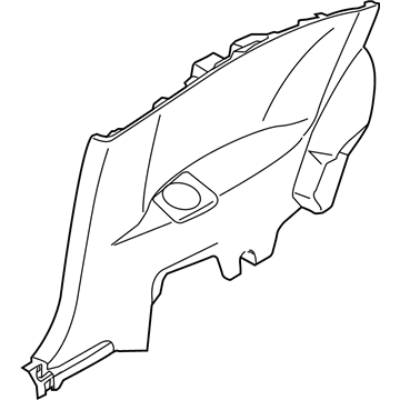 Nissan 76900-JB00B Finisher-Rear Side, RH