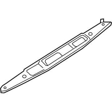 Infiniti 90816-5NA1B Finisher Assy-Back Door, Center