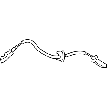 BMW 51-21-7-455-422 BOWDEN CABLE, DOOR OPENER