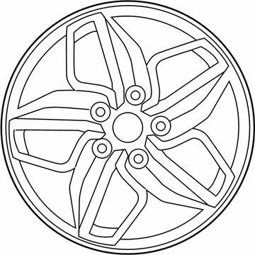 Hyundai 52910-4R150 Spoke Alloy Wheel