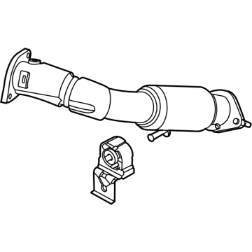 Hyundai 28610-L0000 Front Muffler Assembly