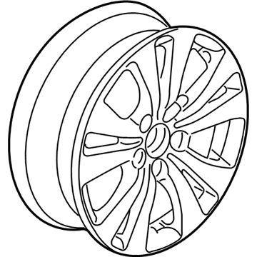 Honda 42700-TK8-A41 Disk, Aluminum Wheel (17X7J) (Enkei)