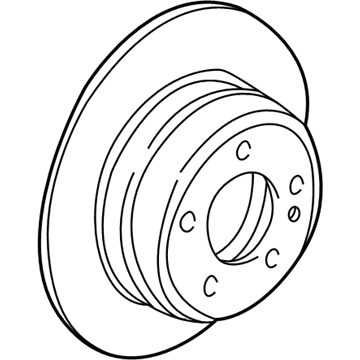 BMW 34-21-6-864-903 Brake Disc, Ventilated