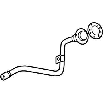 Kia 0K2NB42210A Pipe Assembly-Filler