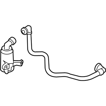 BMW 16-13-6-765-755 Vent Pipe With Dust Filter