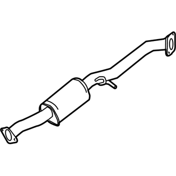 Nissan 20300-CD00A Exhaust, Sub Muffler Assembly