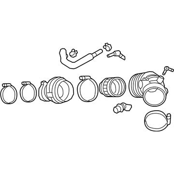 Hyundai 28130-C2600 Hose Assembly-Air Intake