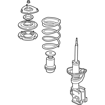 Honda 51601-S9A-A25 Shock Absorber Assembly, Right Front