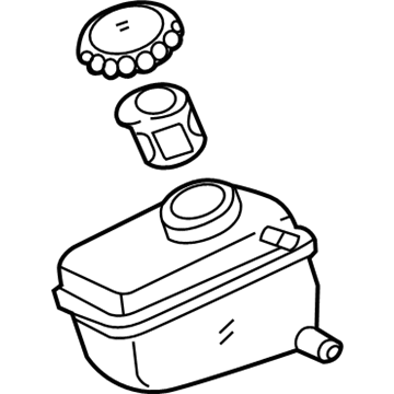 Lexus 47220-53050 Reservoir Sub-Assy, Brake Master Cylinder