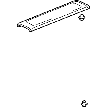 Honda 84251-S9V-A01ZB Garnish Assy., L. FR. Side (Inner) *NH361L* (CF GRAY)