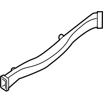 Infiniti 27982-3KA0A Duct-Upper Ventilation, Rear