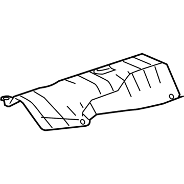 Honda 74601-TY4-A40 Plate A, FR. Floor Heat Baffle