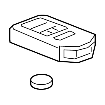 Honda 72147-TG7-AA1 Fob Assembly, Entry Key (Driver 1)