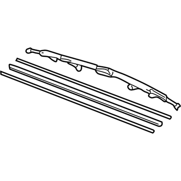 Lexus 85222-24110 Front Wiper Blade, Left