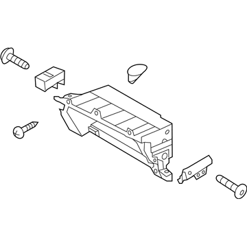 Hyundai 84540-3XAA0-RAS Panel Assembly-Lower Crash Pad, RH