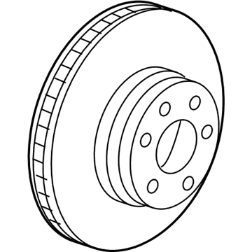 BMW 34-11-6-886-477 Brake Disc, Ventilated