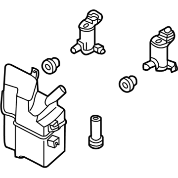 Nissan 28910-EV00B Tank Assy-Windshield Washer