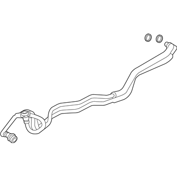 BMW 17-22-7-604-983 Transmission Oil Cooler Line