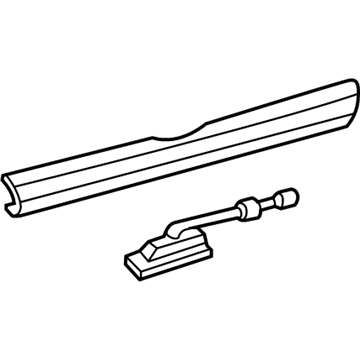 Toyota 76801-AE011-A0 Molding Assembly