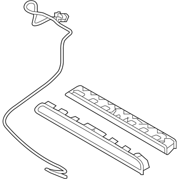 Kia 92700D4050 Lamp Assembly-High Mounted Stop