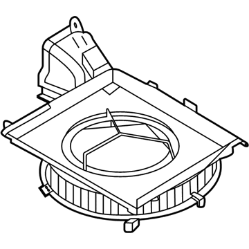 Kia 97114K0000 Case-Blower, UPR