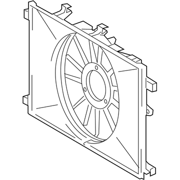 Toyota 16711-0T200 Fan Shroud