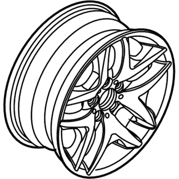 BMW 36-10-3-451-879 Light Alloy Rim