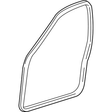 GM 15147498 Weatherstrip, Front Side Door