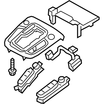 Hyundai 84602-J9FR0-PGB Cover Assembly-Console Upper