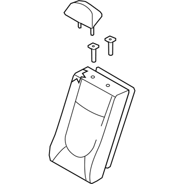 Kia 893012F700193 Back Assembly-Rear Seat LH