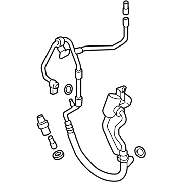 Ford E1GZ-19972-B Lower Pressure Hose