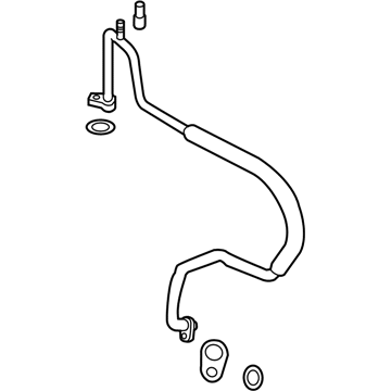 Ford E1GZ-19D742-PC Upper Pressure Hose