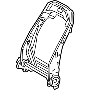 Toyota 71013-06520 Seat Back Frame