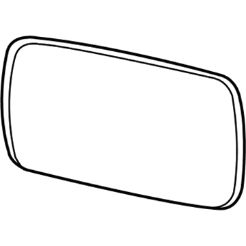 BMW 51-16-8-247-769 Mirror Glass, Heated, Plane, Left