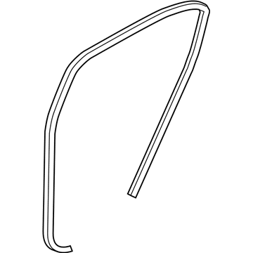 Kia 831201W000 WEATHERSTRIP-Rear Door Body Side