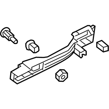 Honda 72142-TXM-A01 BASE, FR. R OUT