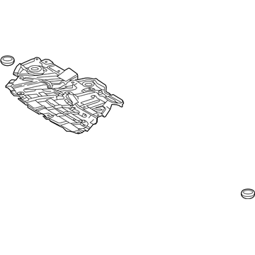 Lexus 51441-0E120 Engine Under Cover, No.1