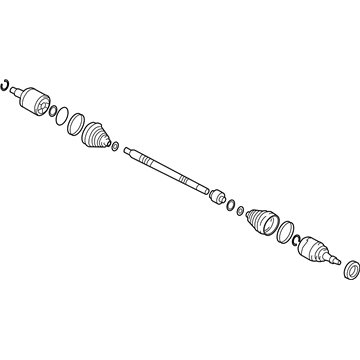 Hyundai 49500-D3090 Shaft Assembly-Drive, LH