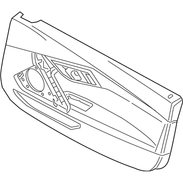 BMW 51-41-9-471-169 DOOR TRIM PANEL, FRONT LEFT