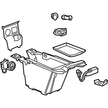 GM 22950686 Compartment Box