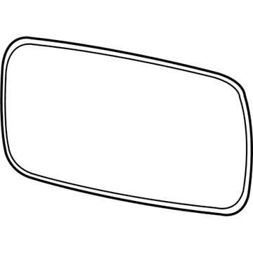 BMW 51-16-7-028-438 Mirror Glass, Heated, Convex, Right