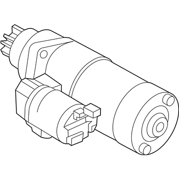 Nissan 2330M-ET80BRW Motor Assembly-Starter REMAN