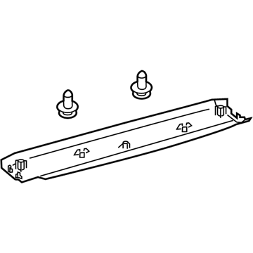 Lexus 64783-0E110-C0 Trim, Back Window Panel